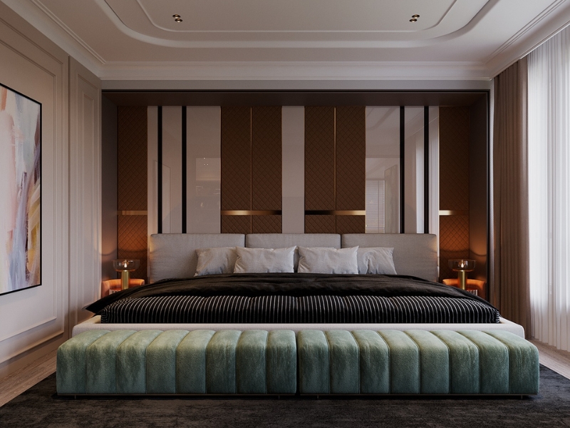 Thiết kế phòng ngủ 20m2 cho vợ chồng